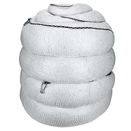 Hospeco TaskBrand® Oil Only Booms, 8"H x 8”W x 10”D, White, Case Of 4 Booms