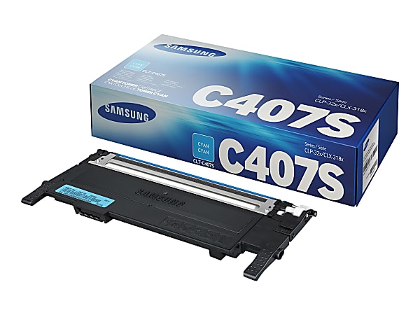 Samsung CLT-C407S Cyan Toner Cartridge