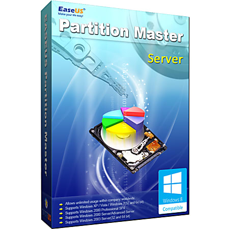 EaseUS Partition Master 10.0 Server Edition Free Lifetime Upgrades (Windows)
