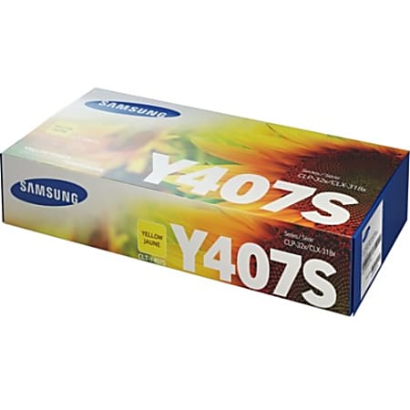 Samsung CLT-Y407S Yellow Toner Cartridge