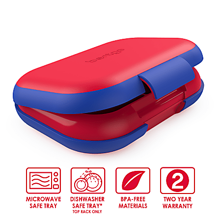 Bentgo Fresh - 4-Compartment Leak-Proof Lunch Box Red