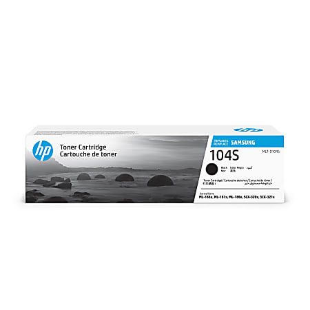 HP 104S Black Toner Cartridge for Samsung MLT-D104S, SU750A