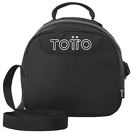 Totto Lunch Box, 8-11/16"H x 5-15/16"W x 7-1/2"D, Black, Total Qty 1