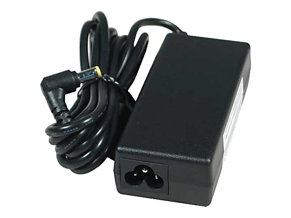 eReplacements AC0655517E - Power adapter - 65 Watt - black - for Acer TravelMate 2301, 2302, 2303, 2304, 2305, 2308, 2451, 3000, 3001, 3002, 3003, 3004