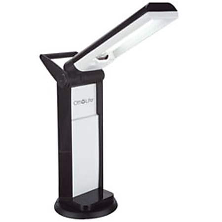 OttLite® Translucent Gray Task Swivel Lamp