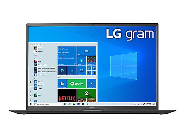 LG gram 17Z90P-N.APB7U1 17" Rugged Notebook - Intel Core i7 - 16 GB Total RAM - 1 TB SSD - Intel Chip - Windows 10 Pro - In-plane Switching (IPS) Technology