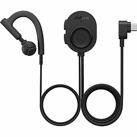Jabra Perform 10 Wired Earset, On-Ear, Over-The-Ear, Behind-The-Ear, Monaural, In-Ear, 3.61' Cable, Black, 5122119