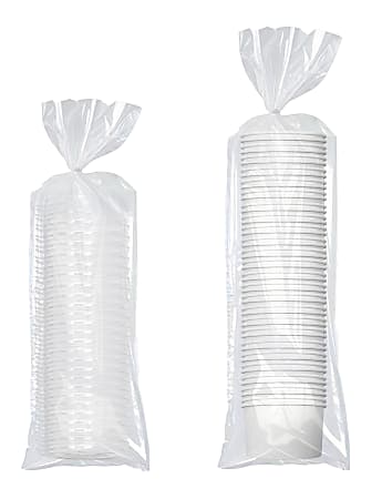 Highmark Paper Soup Containers with Lids Disposable Paper
