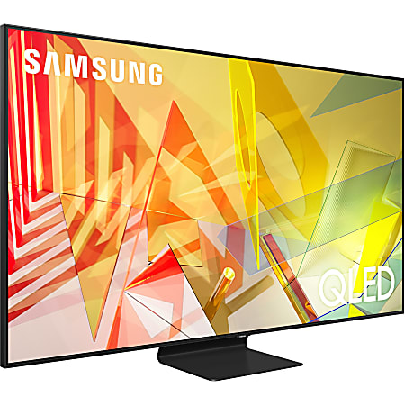 Samsung QN65Q90TAF - 65" Diagonal Class (64.5" viewable) - Q90T Series LED-backlit LCD TV - QLED - Smart TV - Tizen OS - 4K UHD (2160p) 3840 x 2160 - HDR - direct-lit LED, Quantum Dot - titan black