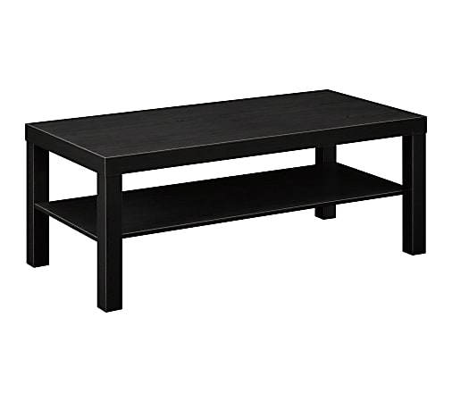 basyx by HON® Wood Laminate Coffee Table, Black