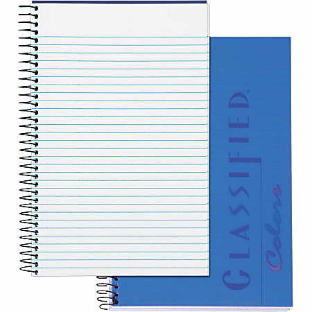 TOPS Classified Colors Business Notebook 5 12 x 8 12 1 Subject Narrow ...