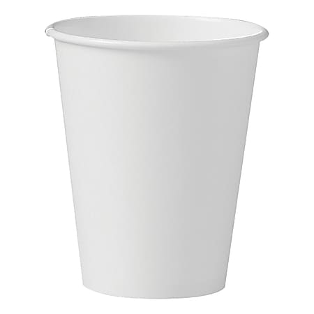 Solo Cup Hot Cup, White, 8 Oz, Pack