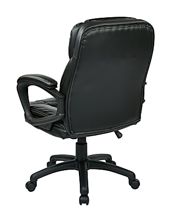 Low Back Office Chair - Black - Work Smart by Office Star Products