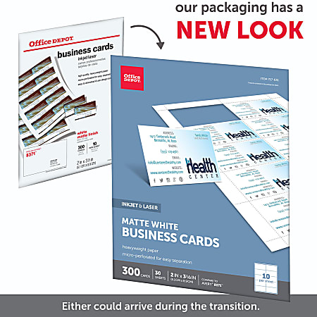 Office depot business shop card