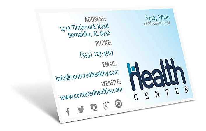 Business cards 2024 office depot