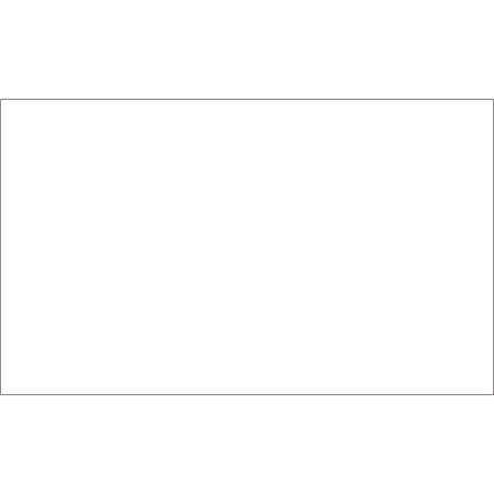 Tape Logic® Block-Out Labels, DL1383W, Rectangle, 3" x 5", White, Roll Of 500
