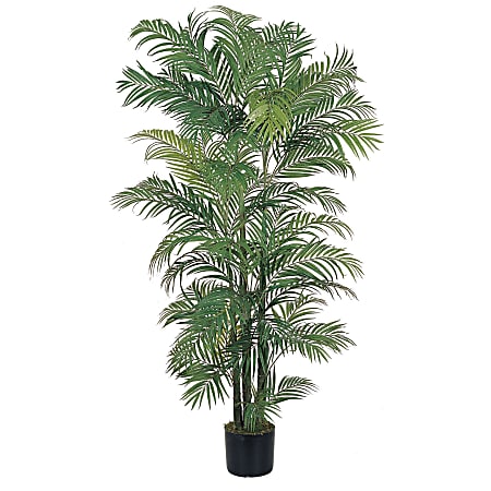 Nearly Natural 6&#x27;H Silk Areca Palm Tree With