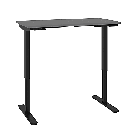 Bestar Universel Electric 48"W Standing Desk, Electric, Slate