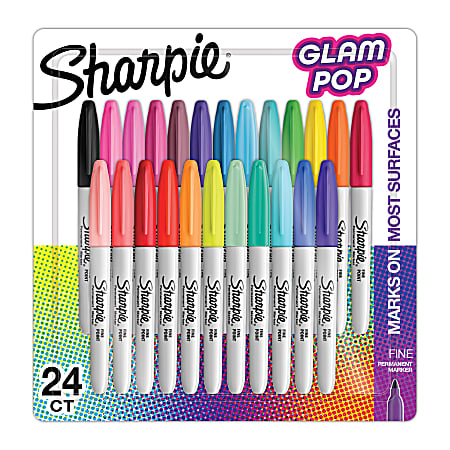 Sharpie Fine Point 30 count Assorted Permanent Markers Overstock