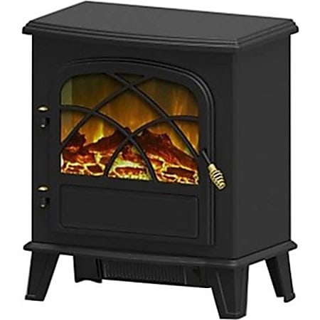 Comfort Glow The Warrington Electric Stove - Electric - Electric - 1500.52 W - 2 x Heat Settings - 400 Sq. ft. Coverage Area - 1500 W - 120 V AC - 12.50 A - Indoor - Portable - Black