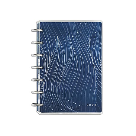 Happy Planner Weekly/Monthly Mini Planner, 4-5/8” x 7”, Cyanotype, January To December 2023, PPMD12-121