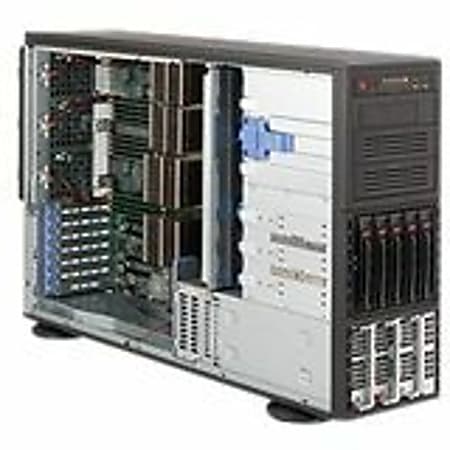 Supermicro SuperServer 8046B-TRF Barebone System - 4U Tower - Intel 7500 Chipset - Socket LGA-1567 - 4 x Processor Support