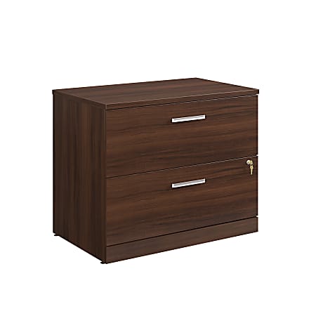 Sauder® Affirm 35-1/2"W x 23-1/2"D Lateral 2-Drawer File Cabinet With Lock, Noble Elm