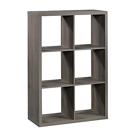 Sauder® Select 44”H 6-Cube Storage Bookcase, Mystic Oak