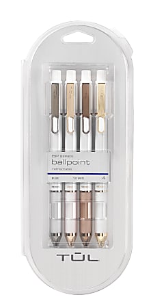 TUL® BP Series Retractable Ballpoint Pens, Bullet Point,