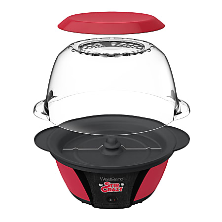 West Bend Stir Crazy Popcorn Maker 10 316 x 11 116 x 12 14 Black