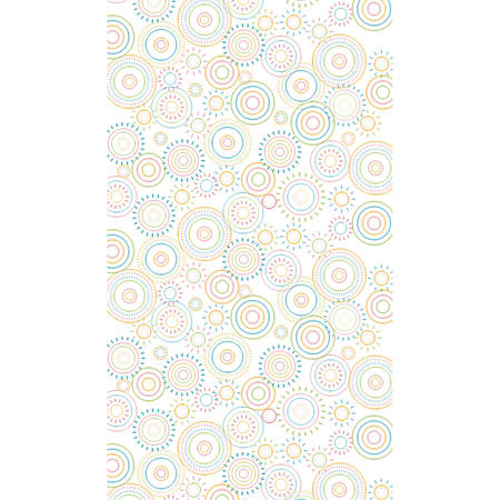 Pacon® Ella Bella Photography Backdrop Paper, 48" x 12', Hopscotch Circles, Pack Of 4 Rolls