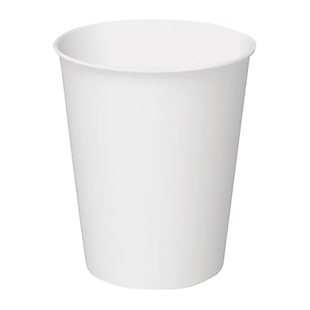 International Paper Hot Cups, 8 Oz, White Carte Blanc, Case Of 1,000