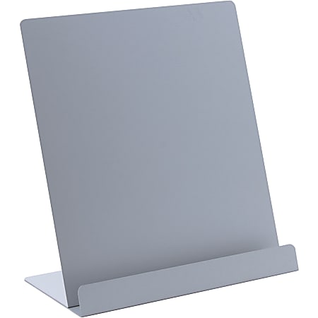 Saunders Tablet Stand - Vertical - 9.5" x 7.3" x 4.8" - Aluminum - 1 Each - Silver