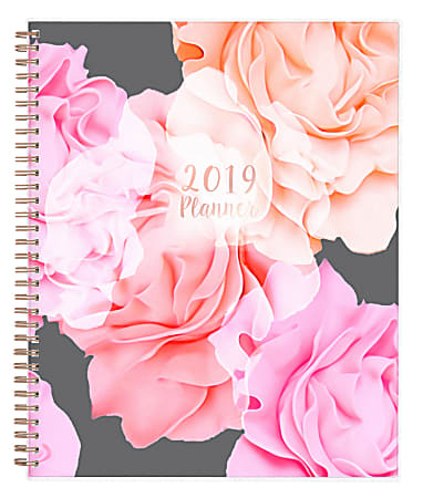 Blue Sky™ Weekly/Monthly Planner, 8 1/2" x 11", Joselyn, January 2019 to December 2019