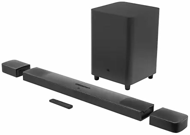 JBL Bar 9.1 820W True Wireless Surround Soundbar System With Surround Speakers And Dolby® Atmos, Black