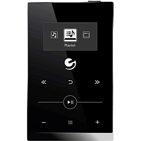 Ematic 16 GB Flash MP3 Player - Black - 1.3" - Battery Built-in - microSD - MP3, WMA, FLAC, APE, WAV, DSD