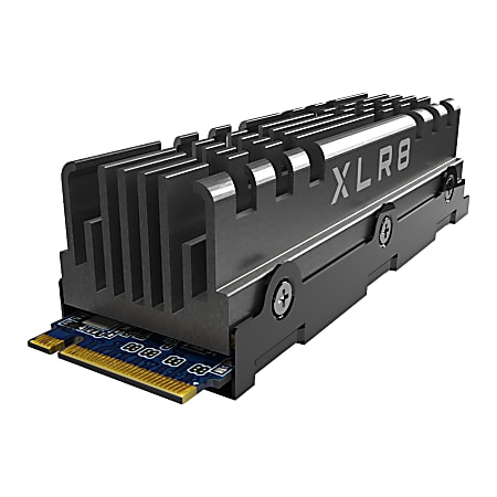 PNY XLR8 CS3140 2TB M.2 NVMe Gen4 x4 Internal Solid State Drive With Heatsink, M280CS3140HS-2TB-RB