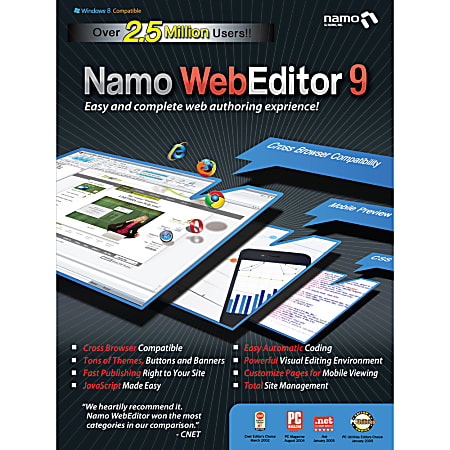 Namo WebEditor 9 Easy & Complete Web Authoring, Download Version