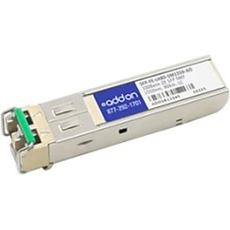AddOn HP SFP-FE-LH80SM1550 Compatible TAA Compliant 100Base-ZX SFP Transceiver (SMF, 1550nm, 80km, LC)