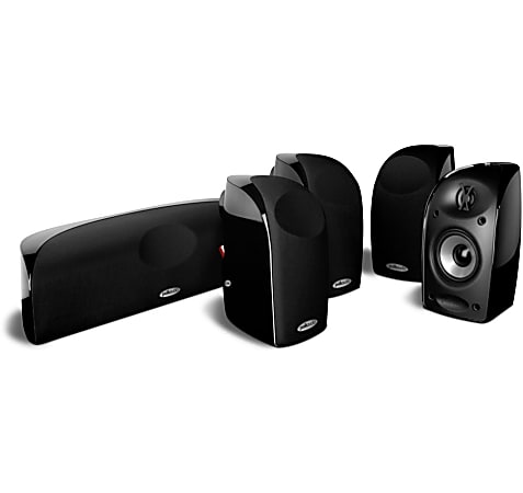 Polk Audio TL250 5-Piece Compact Home Theater System, Black, TL250