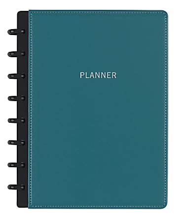 TUL® Discbound Monthly Planner, Junior Size, Teal, January to December 2020