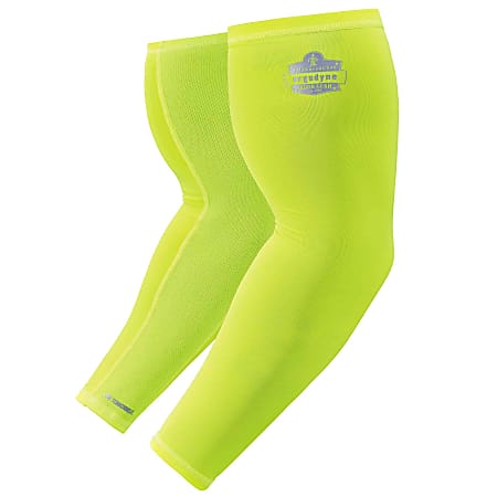 Ergodyne Chill-Its® 6690 Cooling Arm Sleeve, Medium, Lime