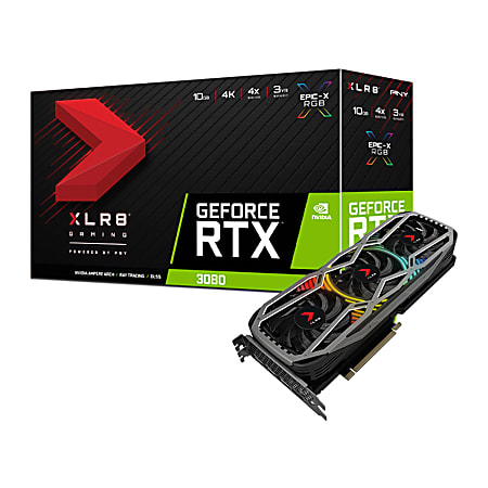 PNY GeForce RTX 3080 10GB GDDR6X PCI Express XLR8 Gaming Edition