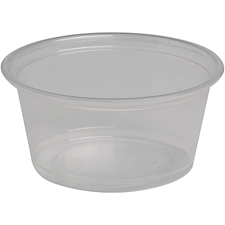Dixie 2 oz Souffle Cups by GP Pro - 2 fl oz - Clear - Plastic - Sauce - 200 Pack - 12 / Carton