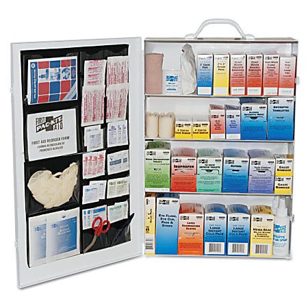 First Aid Only® Pac-Kit® 4-Shelf Industrial First Aid Station