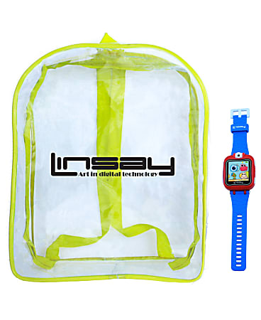 Linsay Kids Smart Watch With Bag, Blue, S5WCLBLUEBAG