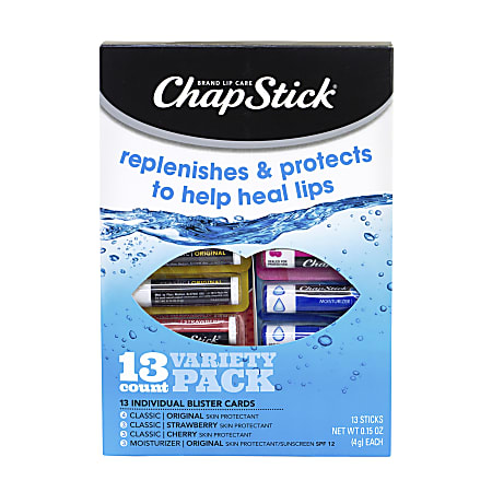 ChapStick Lip Balm 13-Stick Variety Pack