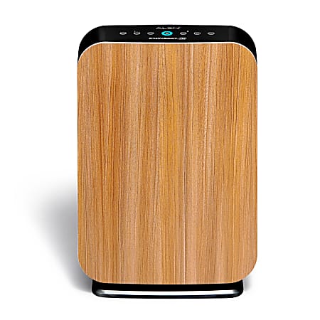 Alen BreatheSmart 75i Odor True HEPA Air Purifier, 1300 Sq. Ft. Coverage, 27”H x 18-1/2”W x 11-1/2”D, Oak