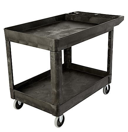 Craftsman utility cart 2 shelf heavy duty deep storage trays built in 59732 deals