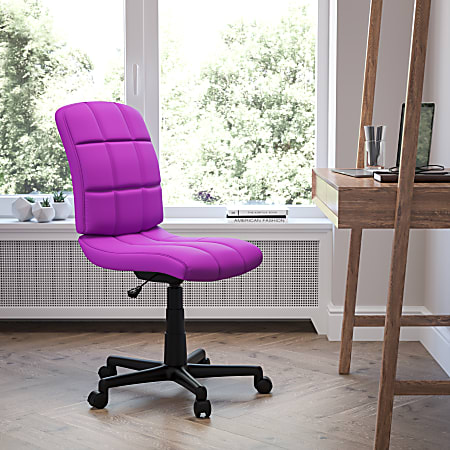 Vinyl task chair top